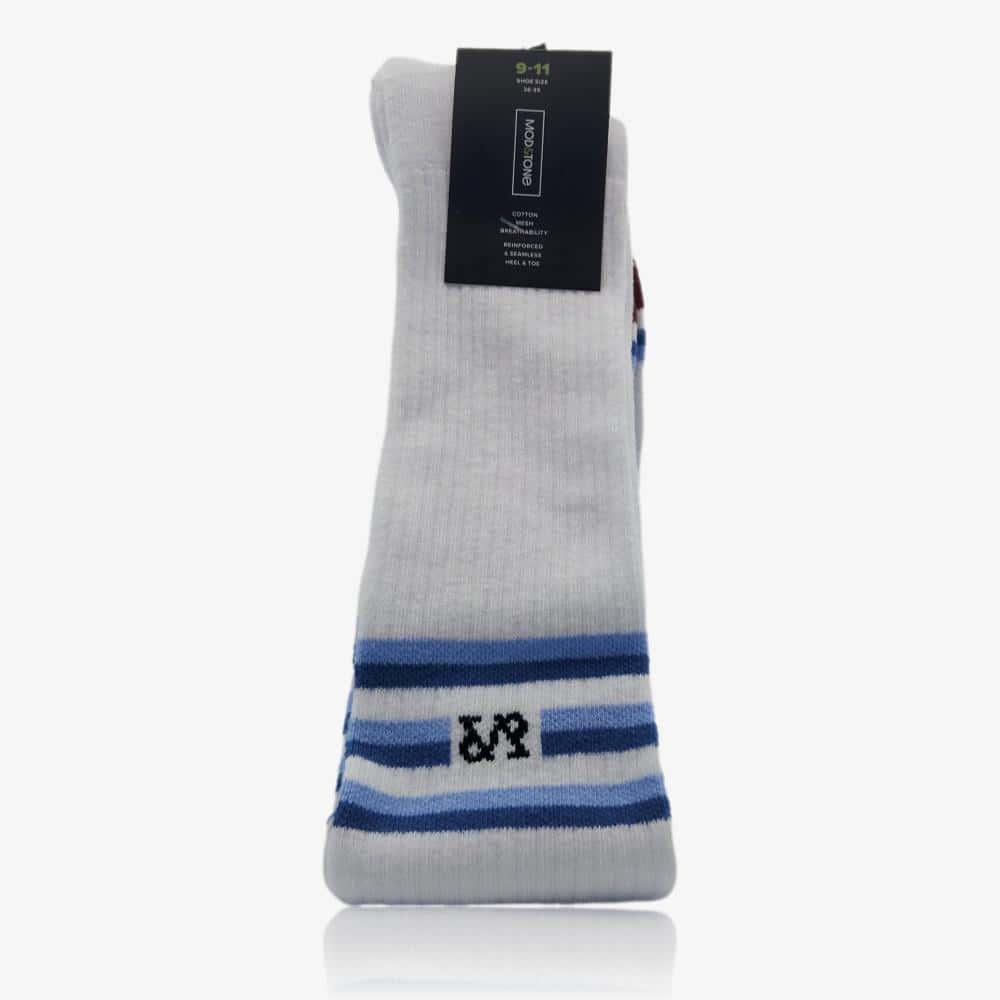 Mod & Tone Triple Stripe Sport Tube Knee Socks