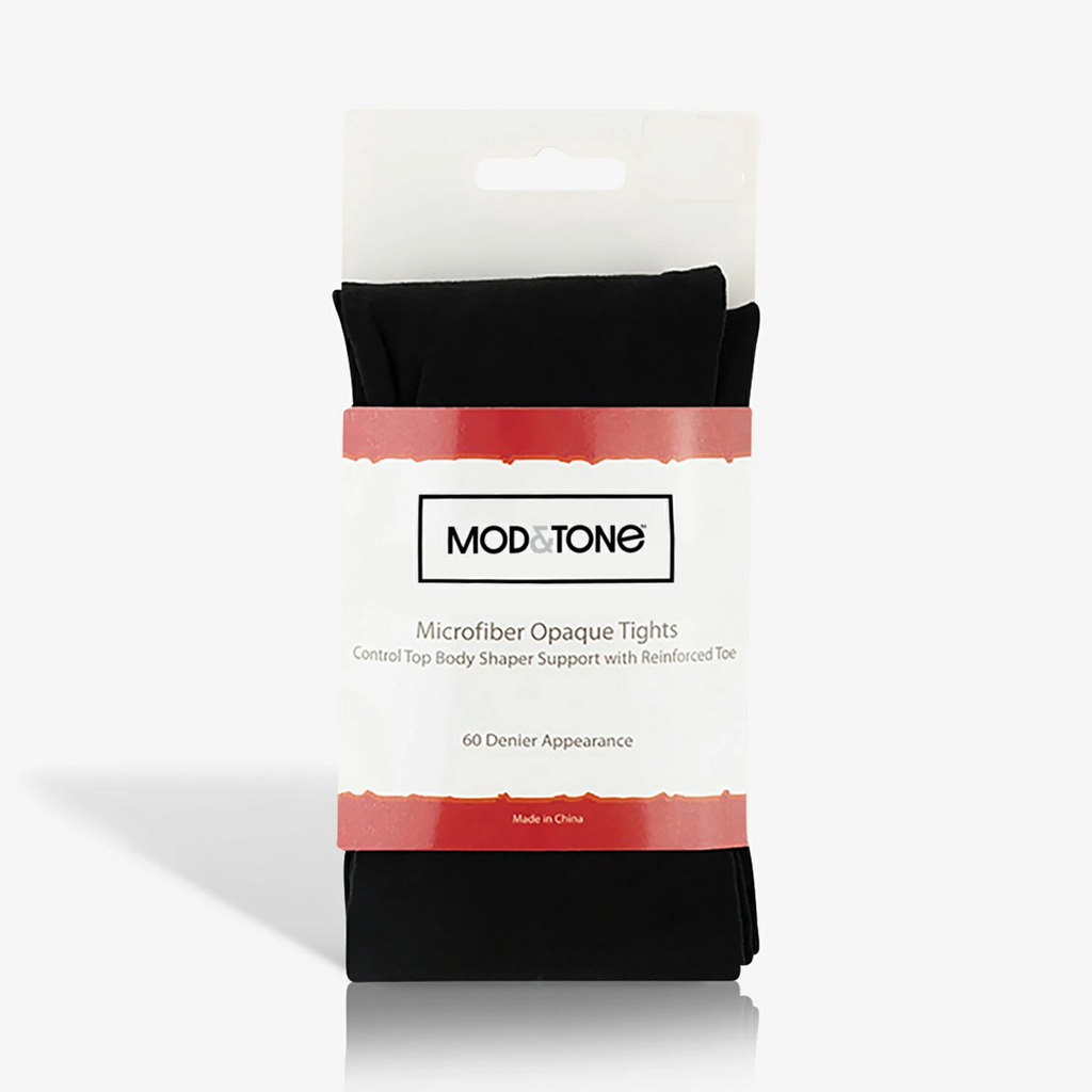 Mod & Tone Ladies Microfiber Control Top Tights 60 Denier