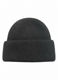 Thick Band Knit Cashmere Beanie