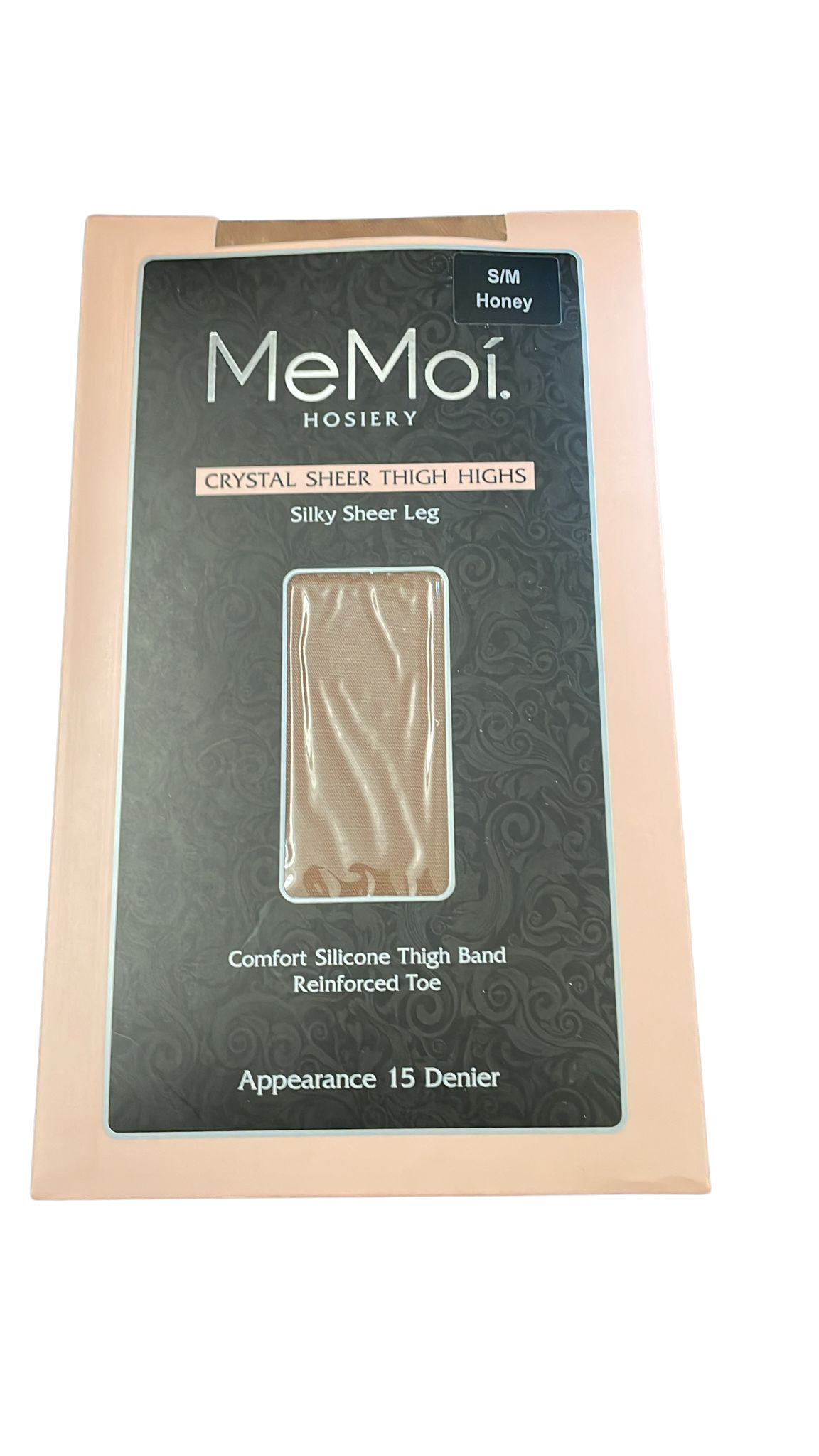 Memoi Crystal Sheer Thigh High 15 Denier- MS-744