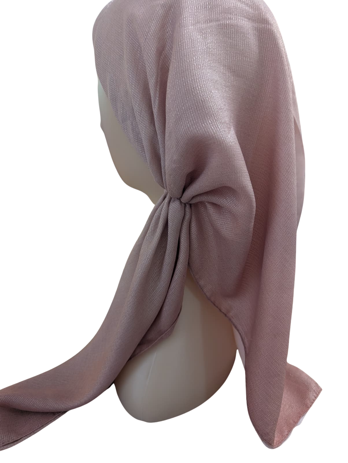 TH Ombre Shimmer Tichel - Muted Rose