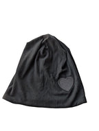 Heart Ladies Ribbed Beanie - With Lining