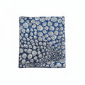 TH Ombre Floral Block Print Blue Square Tichel
