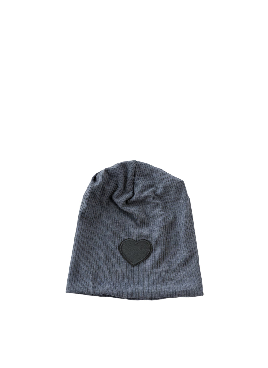 The Patch Ribbed Beanie - With Lining