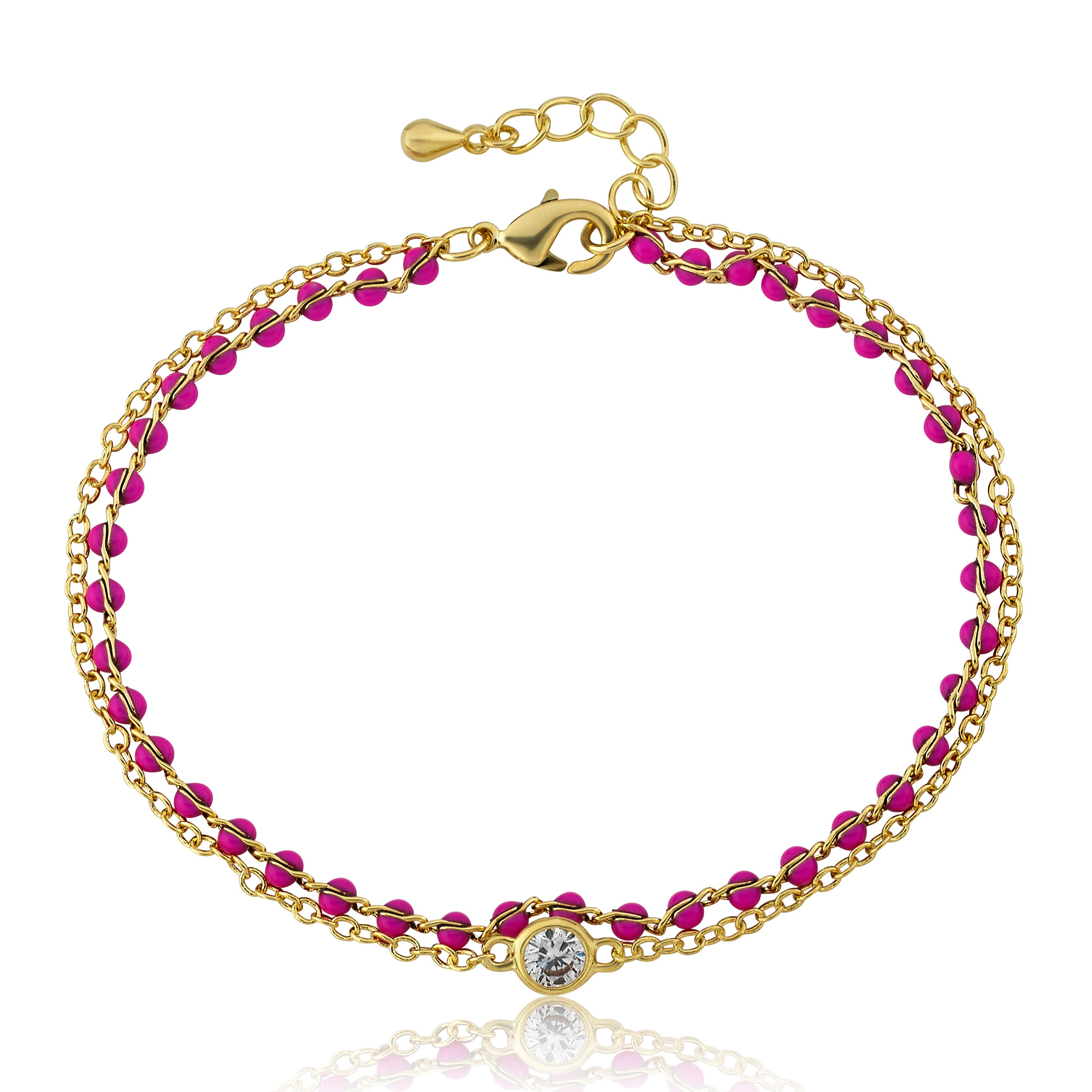 Double Strand Beaded Bracelet