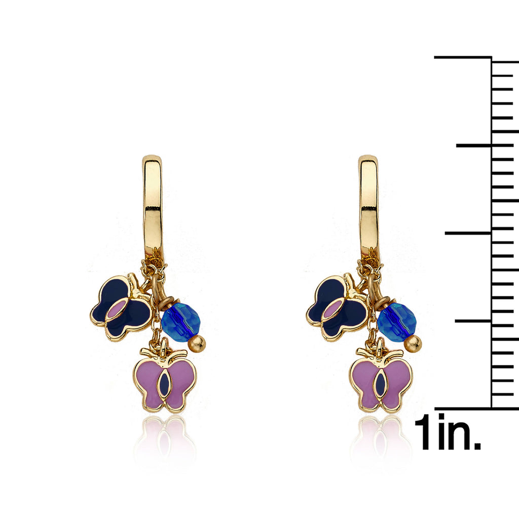 Butterflies Cluster Earring