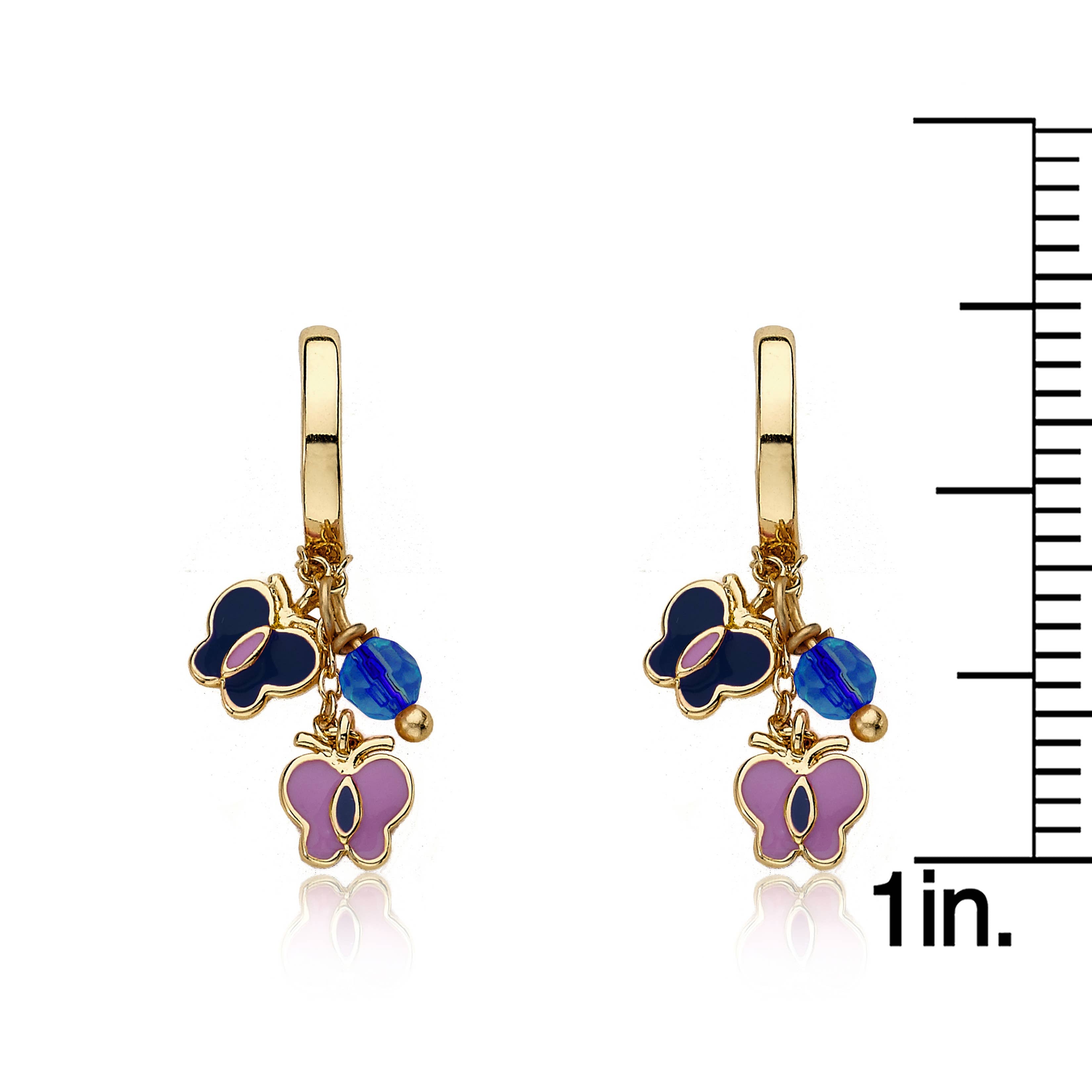Butterflies Cluster Earring