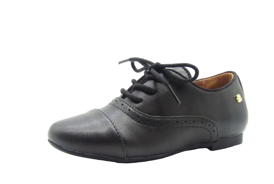 Veneziani Amime Boys Lace Up Shabbos Shoe
