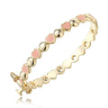 Little Girls Enamel Heart Bangle