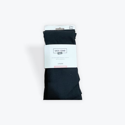 Mod & Tone Microfiber Girls Shabbos Tights 2 Pack