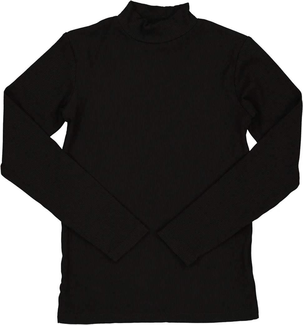 Harti Ribbed Mockneck Long Sleeve Shell - Girls/ Teens
