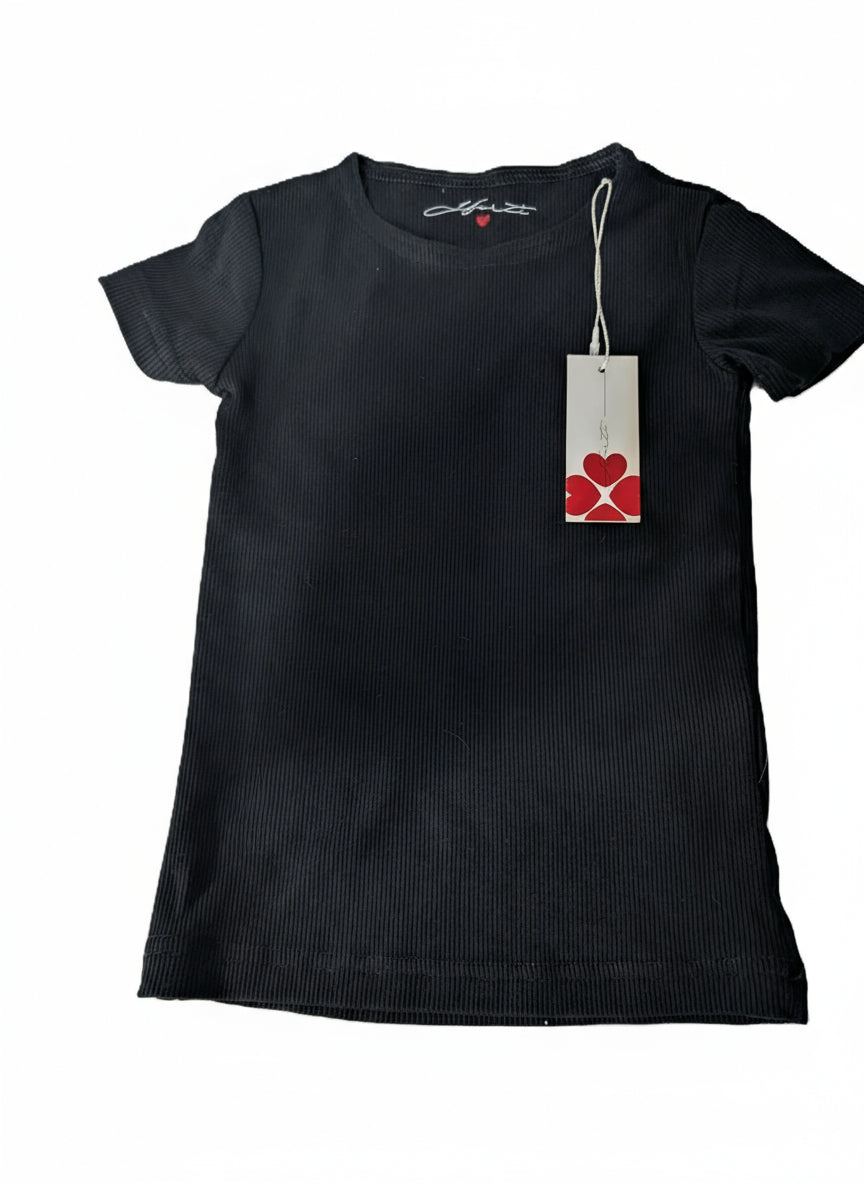 Harti Ribbed Short Sleeve Shell