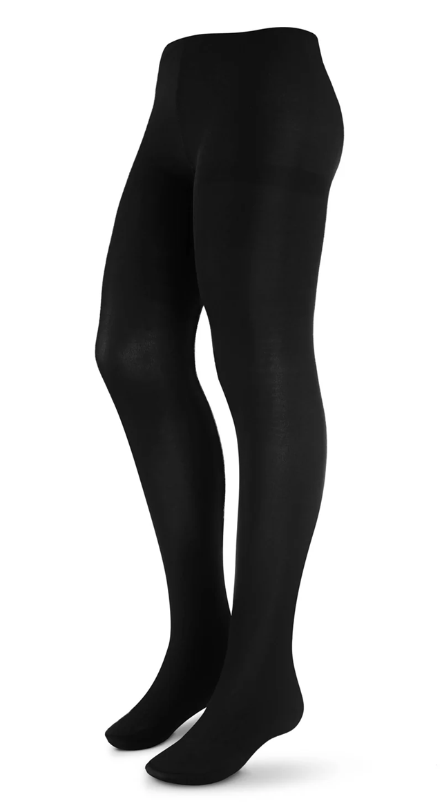 Zubii 2 Pack Microfiber Tights Black