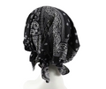 Jersey Short Tail Exercise Bandana - Black Bandana