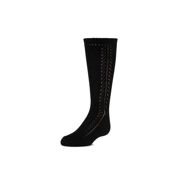 JRP Heirloom Crochet Knee- Black