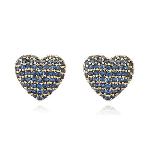 Heart Stud Earrings