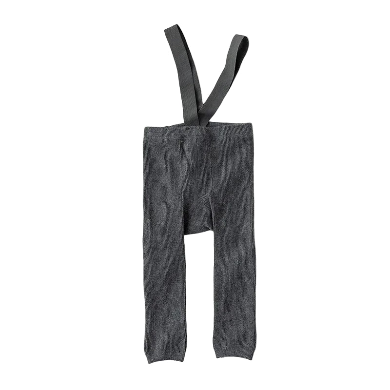 Baby Cotton Ribbed Stretched Overalls