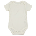 Harti Modal Short Sleeve Baby Onesie Cream