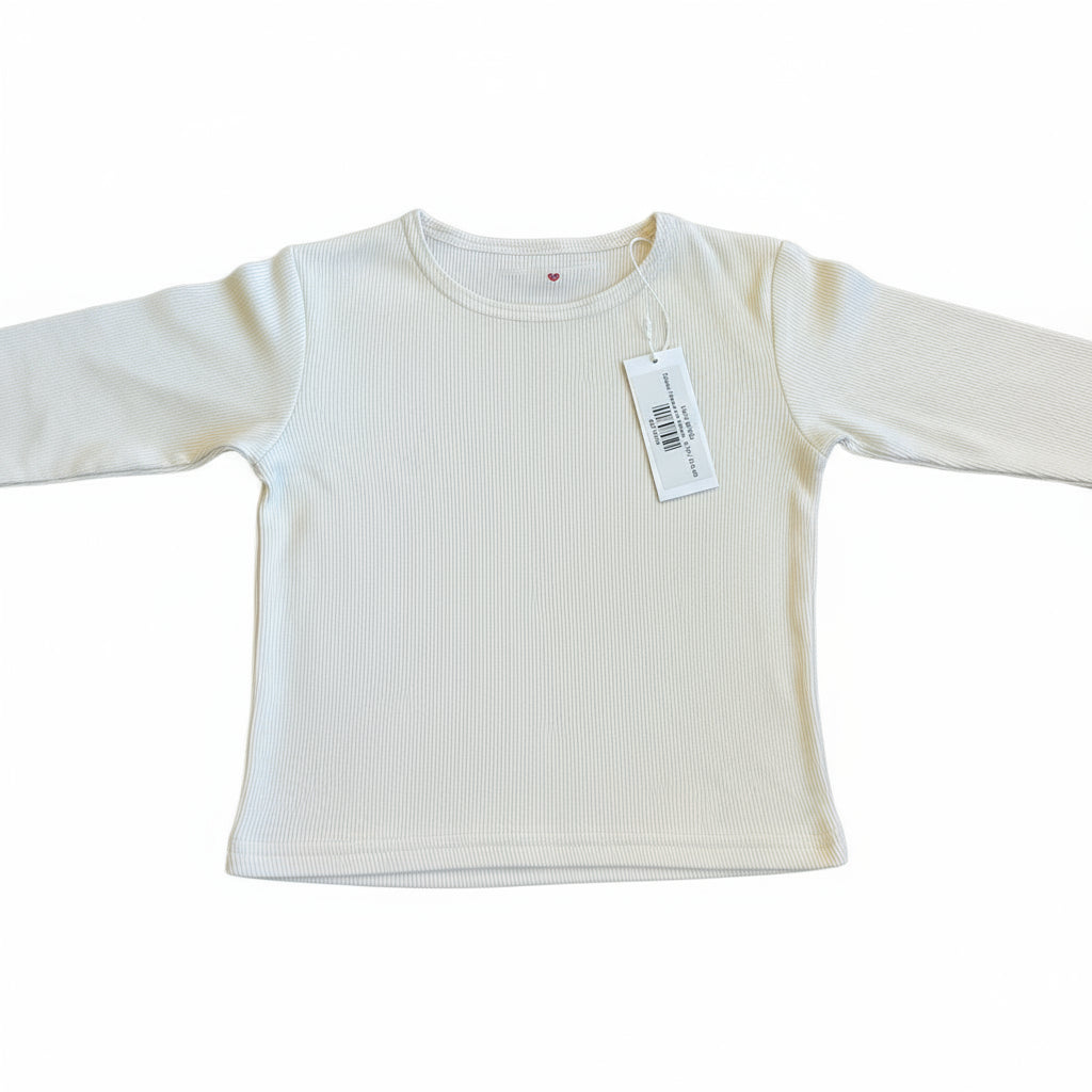 Harti Ribbed 3/4 Sleeve Shell
