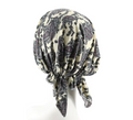 Jersey Short Tail Exercise Bandana- Cream Paisley