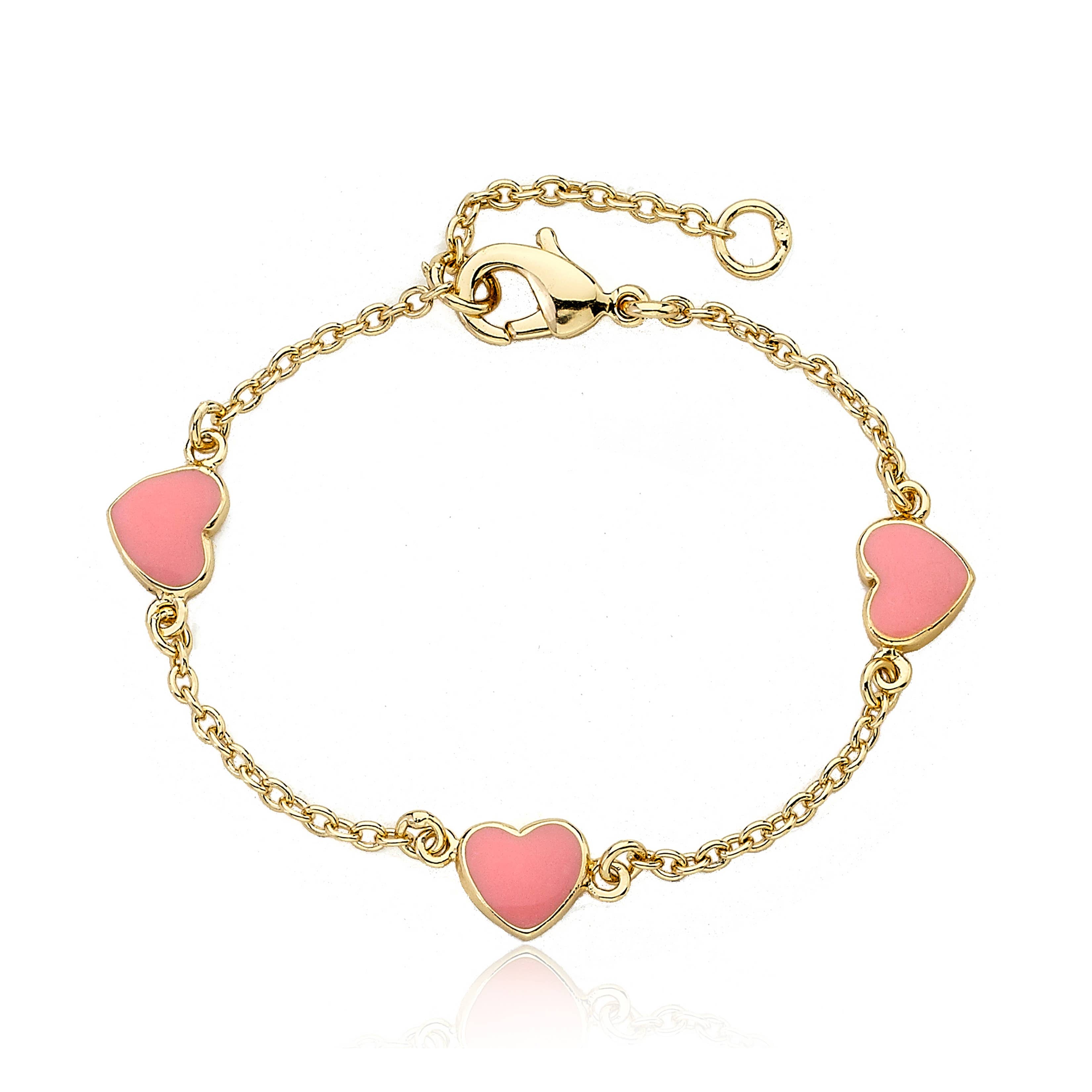 LMTS Enamel Heart Bracelet