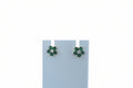 Emerald Bloom Stud Earrings
