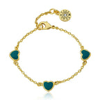 LMTS Enamel Heart Bracelet