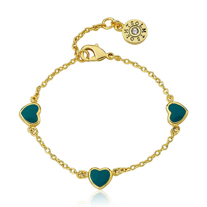 LMTS Enamel Heart Bracelet