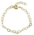 Heart Chain Link Bracelet