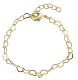 Heart Chain Link Bracelet