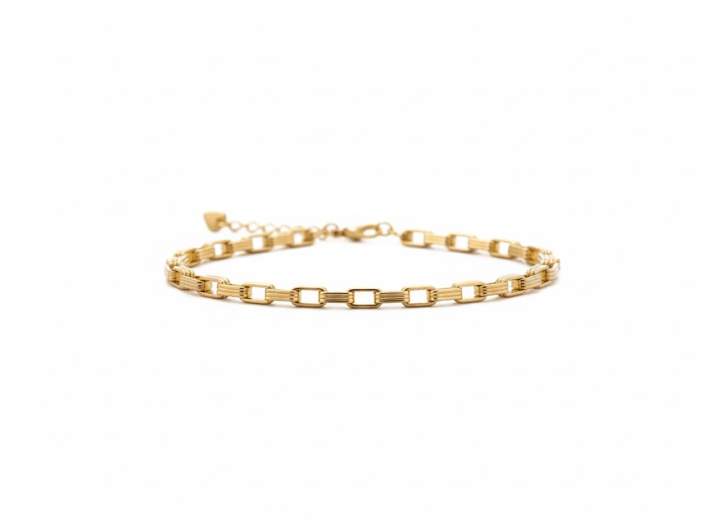 Ladies Chain Link Gold Bracelet