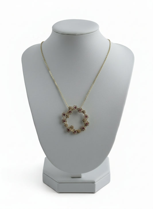 Infinity Floral Necklace