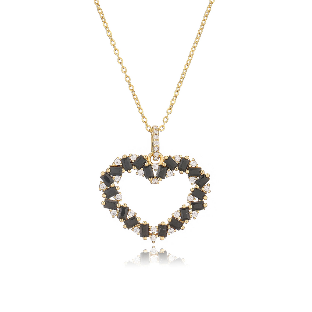 Heart Encrusted Necklace