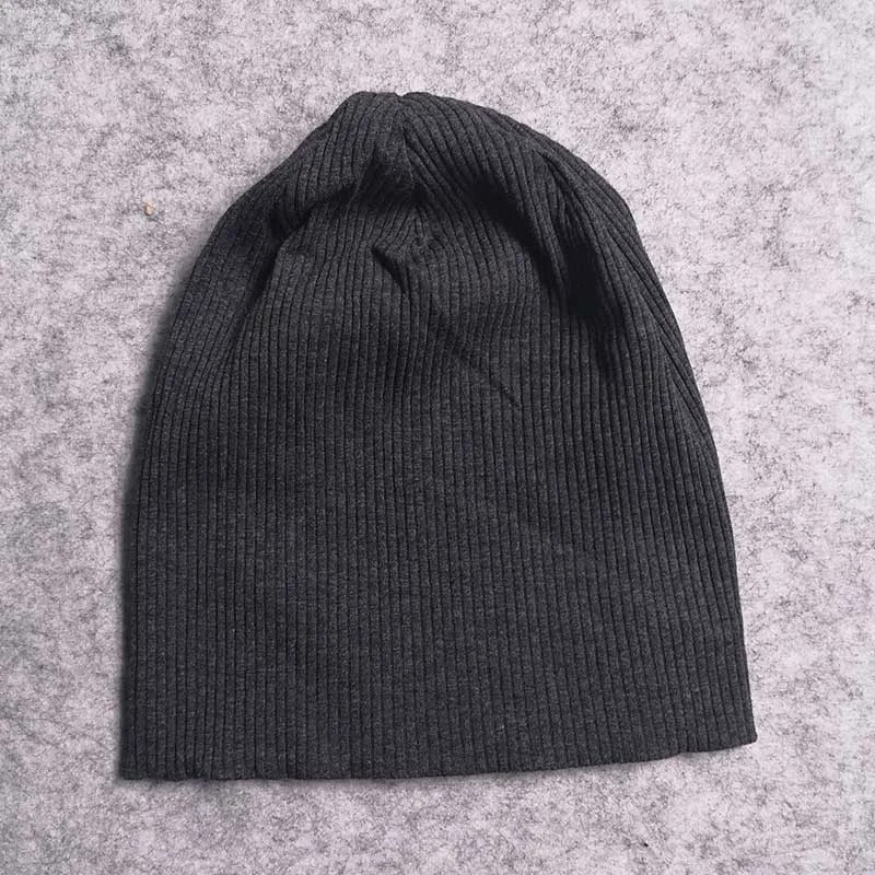 Basic Cotton Ribbed Beanie