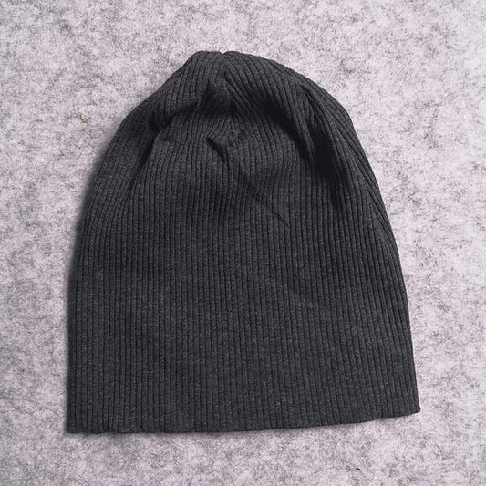Basic Cotton Ribbed Beanie