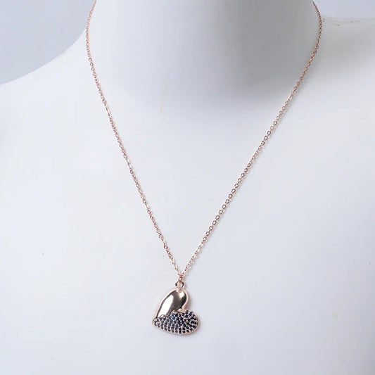Heart Pendant Crystal Necklace