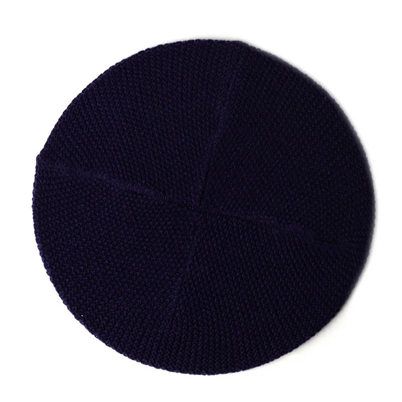 Ligtweight Waffle Knit Beret