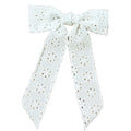 Girls Floral Lace Hairbows With Trim
