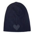 The Patch Ribbed Cotton Beanie- No lining