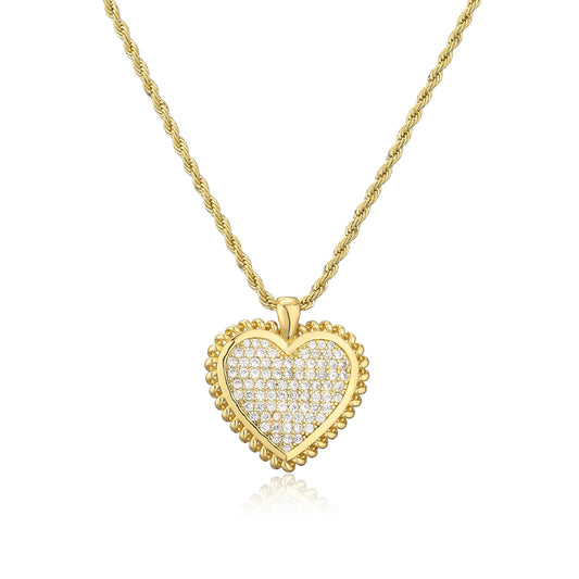 Girls Heart Necklace