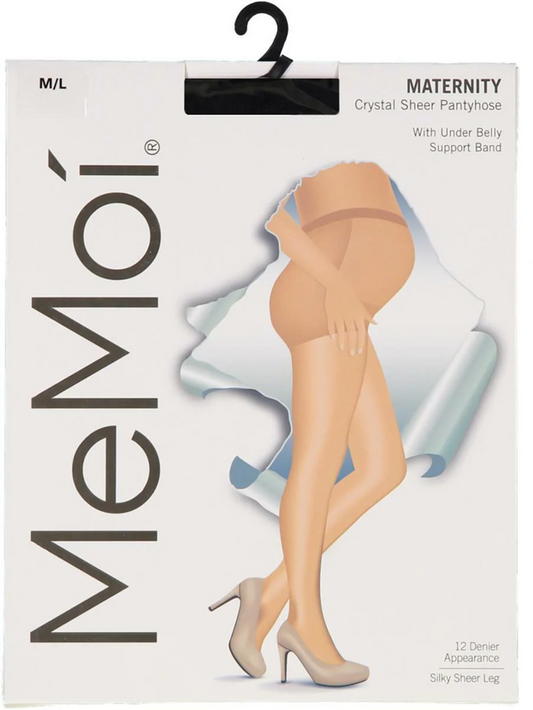 Memoi Maternity Sheer Pantyhose- 12 Denier