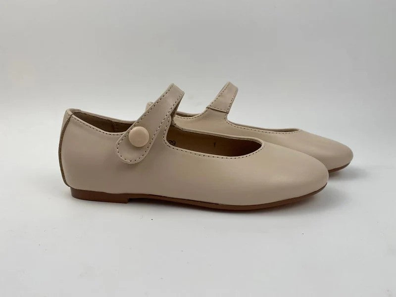 Girls Button Mary Jane Shabbos Shoe