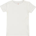 Harti Ribbed Short Sleeve Shell Off White