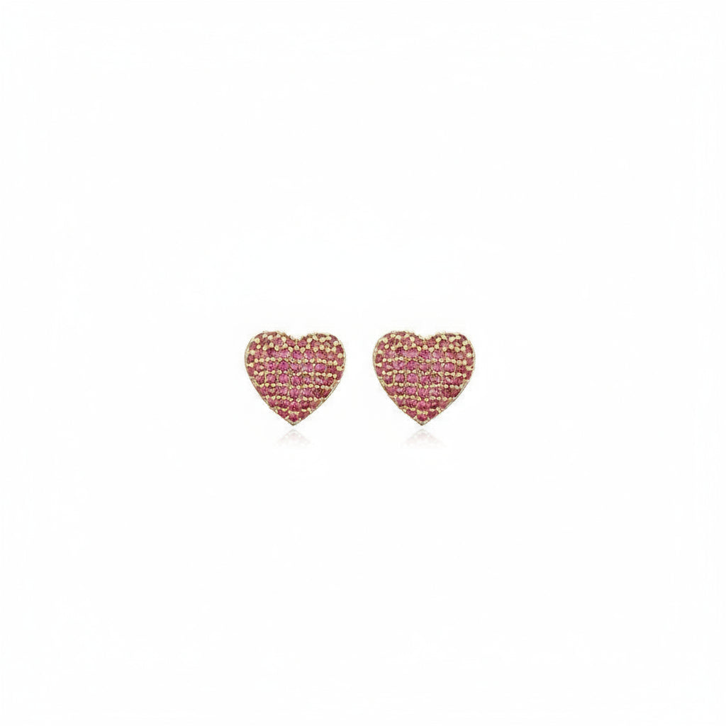 Heart Stud Earrings