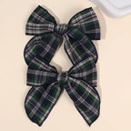 TH Plaid HairBow Short