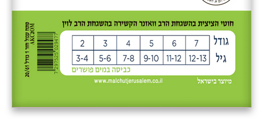 Malchut Judaica Boys Cotton Tzizis