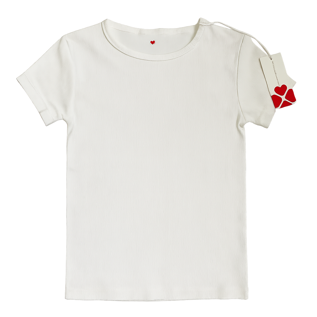 Harti Ribbed Short Sleeve Shell